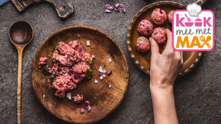 Kook mee met MAX Knoflook-knolselderijpuree met gehaktballen