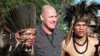 Andr&eacute; op Aarde in de klas