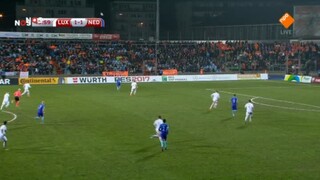NOS WK-kwalificatie Voetbal Luxemburg - Nederland (2de helft)