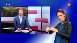 NOS Journaal 13.00 uur (Nederland 2) NOS Journaal met gebarentolk