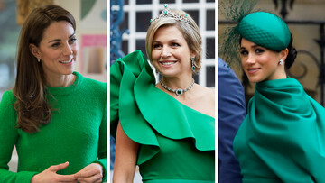 Royals in de trendkleur groen