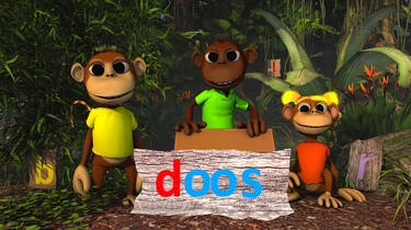 Letterjungle: De letter d: doos