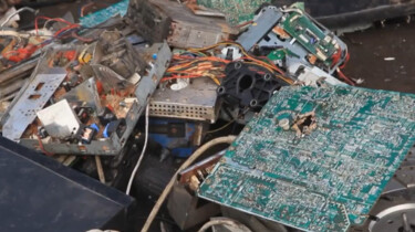 Vervuiling door e-waste