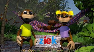 Letterjungle: De letter ie: ziek