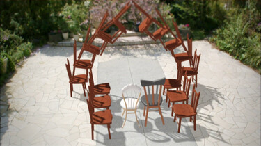Dansende trouwstoelen