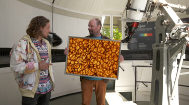 Hoe ziet de zon eruit van dichtbij?: Het oppervlak lijkt op een kokende pan soep