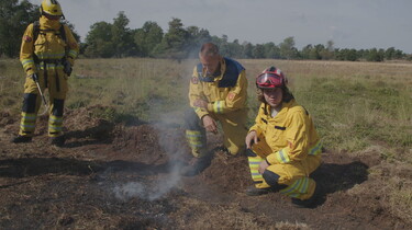 Het Klokhuis: Natuurbrand