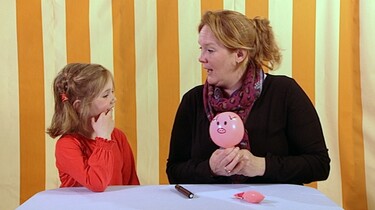 Een varken van een ballon