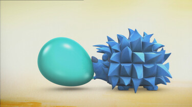De egel en de ballon