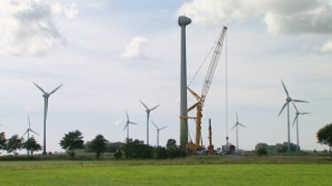 Hoe wordt een windturbine gebouwd?