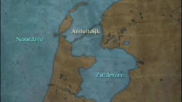 De bouw van de Afsluitdijk