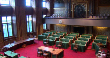 De Eerste Kamer in Den Haag