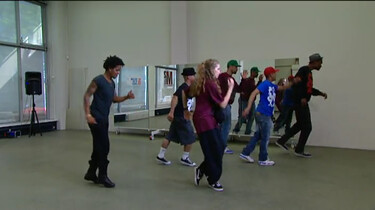 De backslide dansen, hoe gaat dat? 