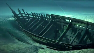 Een koggeschip in de IJssel