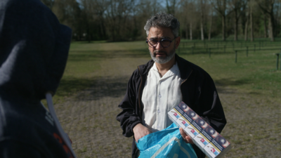 Danny op straat