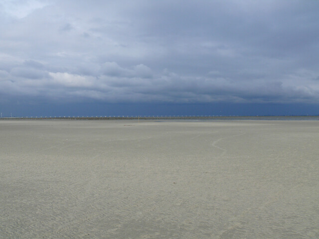 Noorderlicht - zand op de Galgenplaat