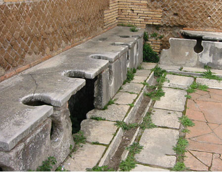 Romeinse toiletten Romeinse toiletten