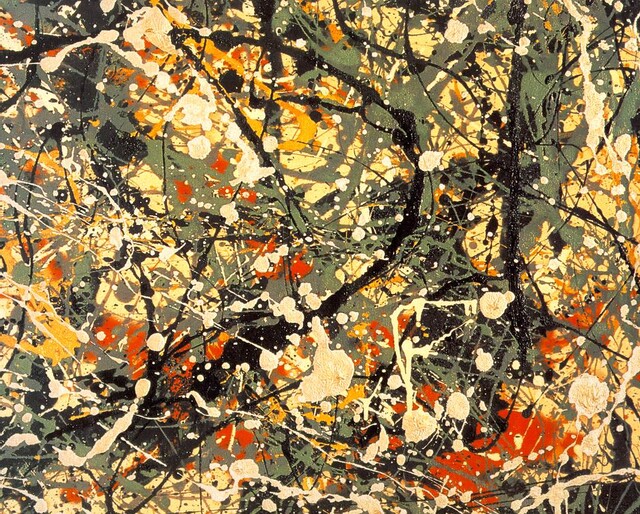 "Number 8" (1949) van Jackson Pollock, beter bekend als Jack the Dripper