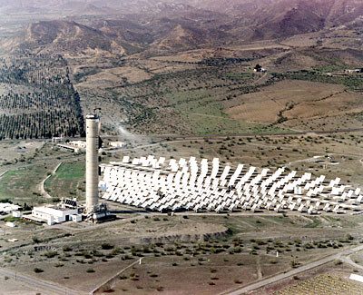 Luchtopname zonnecentrale Plataforma Solar de Almerķa. Luchtopname zonnecentrale Plataforma Solar de Almerķa.