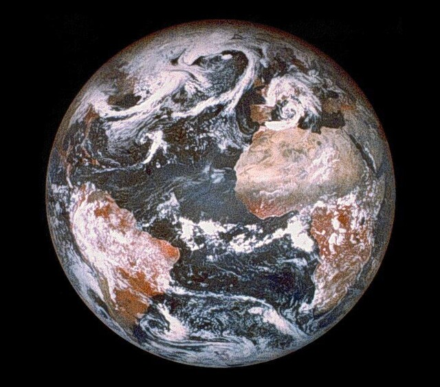 De aarde (foto: Nasa)