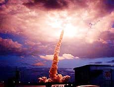 De 27e vlucht van de Spaceshuttle Columbia in maart 2001 verliep nog zonder problemen.