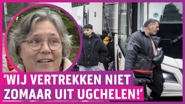 Bussen met asielzoekers uitgejoeld: 'Ze renden er meteen achteraan!'