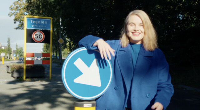 oude verkeersborden worden hergebruikt