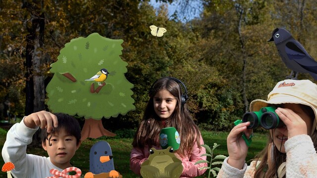 Override of the title Op natuurexpeditie in het Vondelpark + filmpje