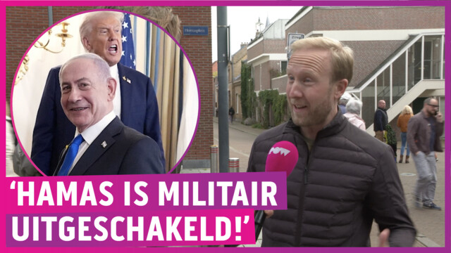 Trump brengt vrede in Midden-Oosten: ?Wie had dat gedacht, h�??