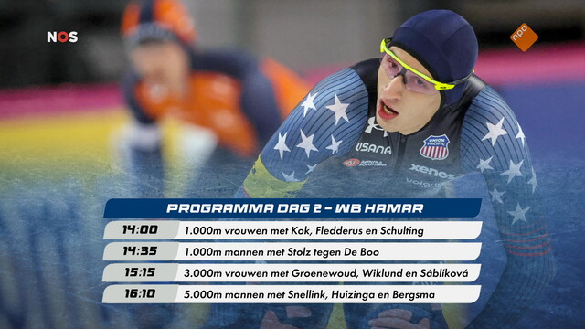 NOS Sport: WB Schaatsen Hamar