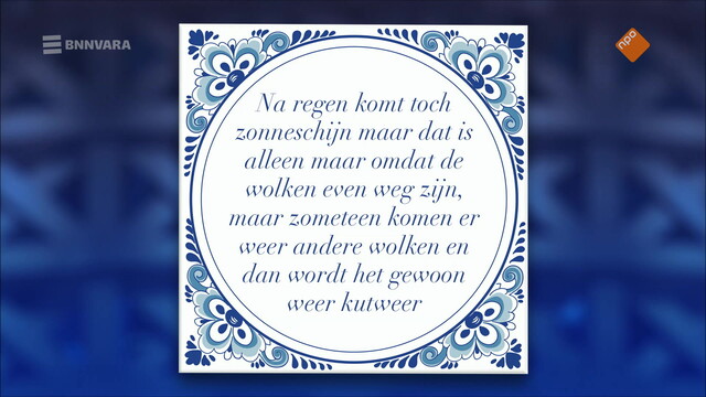 Even tot hier