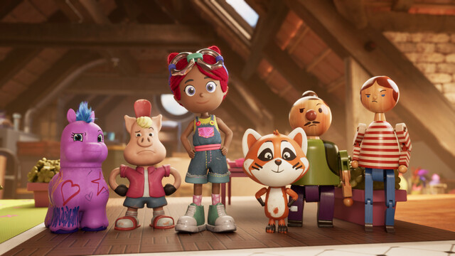 De ridder van het dorpsplein