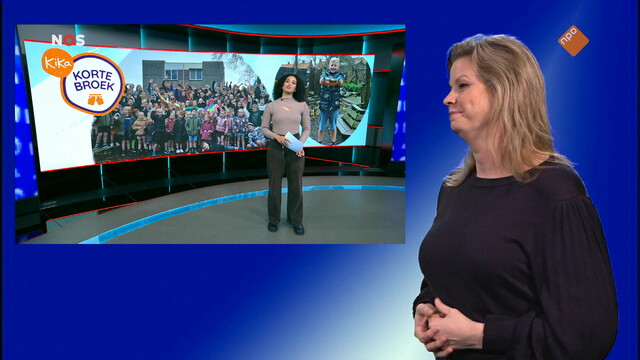 NOS Jeugdjournaal met gebarentaal