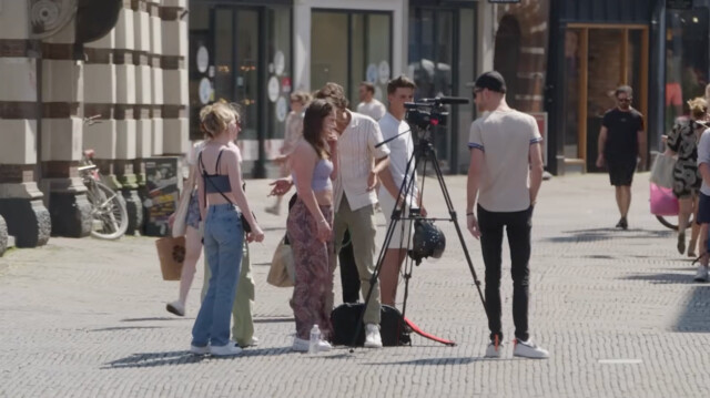 Verslaggever Mark Baanders wordt op straat lastiggevallen