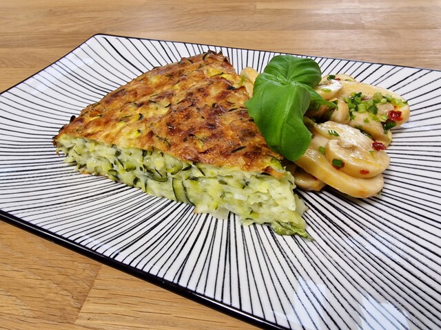 Override of the title Courgettetaart