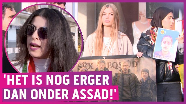Override of the title Woede op demo: Syrië slacht christenen en Koerden af