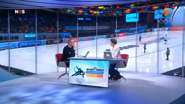 Override of the title NOS Sport: EK Shorttrack, Tilburg