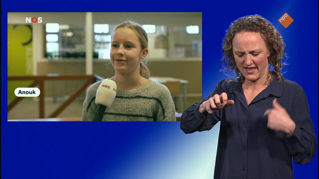 NOS Jeugdjournaal met gebarentaal