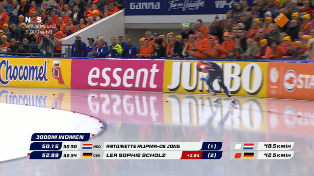 NOS Sport: Schaatsen WK Sprint & Allround