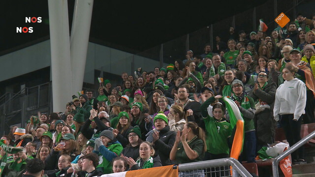 NOS WK-kwalificatie Voetbal Nederland - Ierland 1e helft