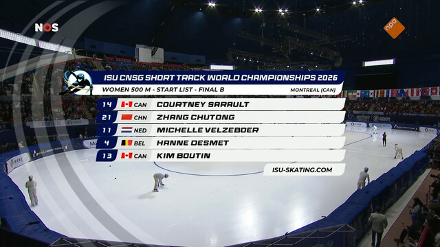 NOS Sport: WK Shorttrack Montreal