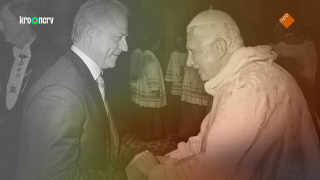 Bloemen voor de paus