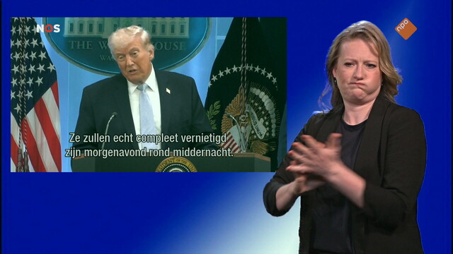 Override of the title NOS Journaal met gebarentaal