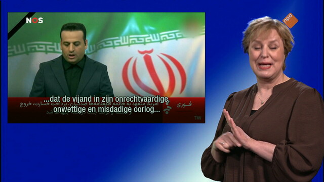 NOS Journaal met gebarentaal