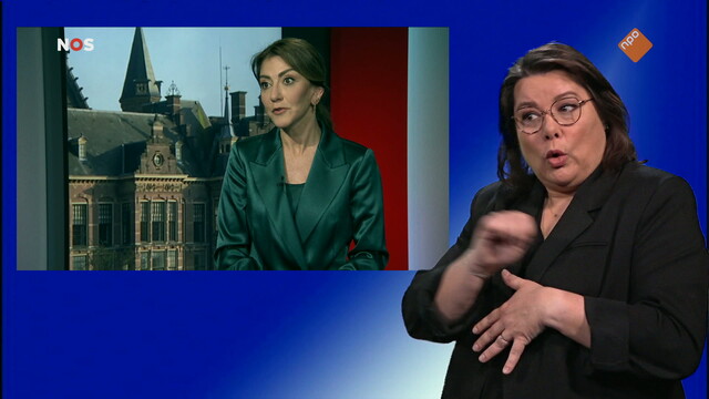 NOS Gesprek minister-president met gebarentaal