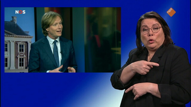 Override of the title NOS Gesprek minister-president met gebarentaal