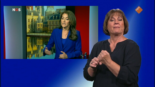 NOS Gesprek minister-president met gebarentaal