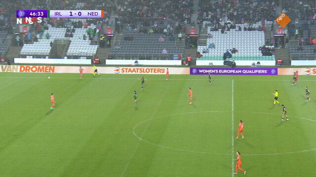 Override of the title NOS WK-kwalificatie Voetbal Ierland - Nederland 2e helft