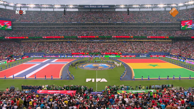 NOS FIFA WK Voetbal 2026 Noorwegen - Senegal 1e helft (1/2) NOS FIFA WK Voetbal 2026 Noorwegen - Senegal 1e helft (1/2)