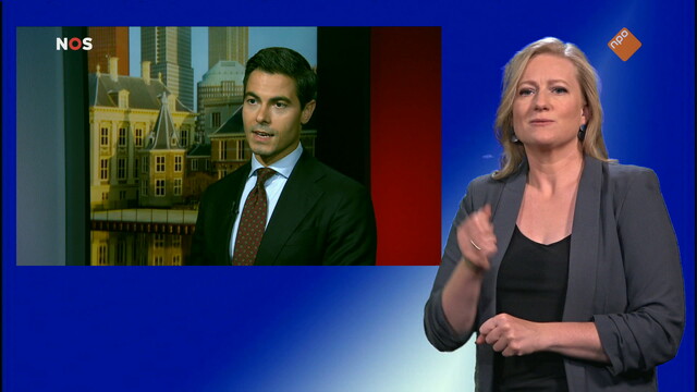 NOS Gesprek minister-president met gebarentaal